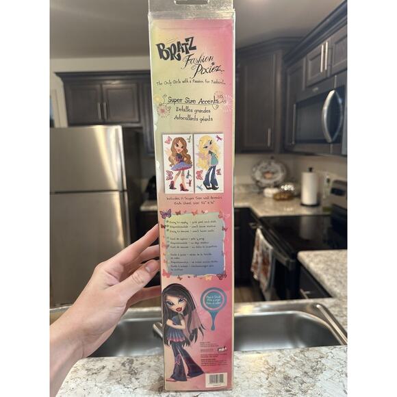 BRATZ Wall Stickers Fashion Pixiez Room Decor Sticker Y2K Reusable Bratz Sticke - Picture 2 of 6